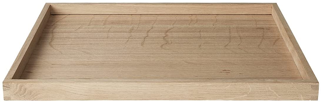 Blomus 63800 Borda Large Tray Solid Oak Wood Serving Tray 2.5 x 30 x 40 cm