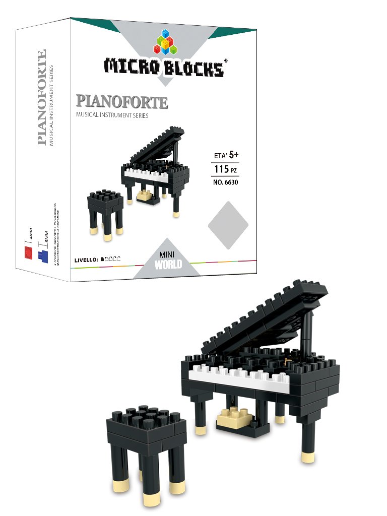 Micro Blocks Wlt-6630 – Set Construction Of The Piano