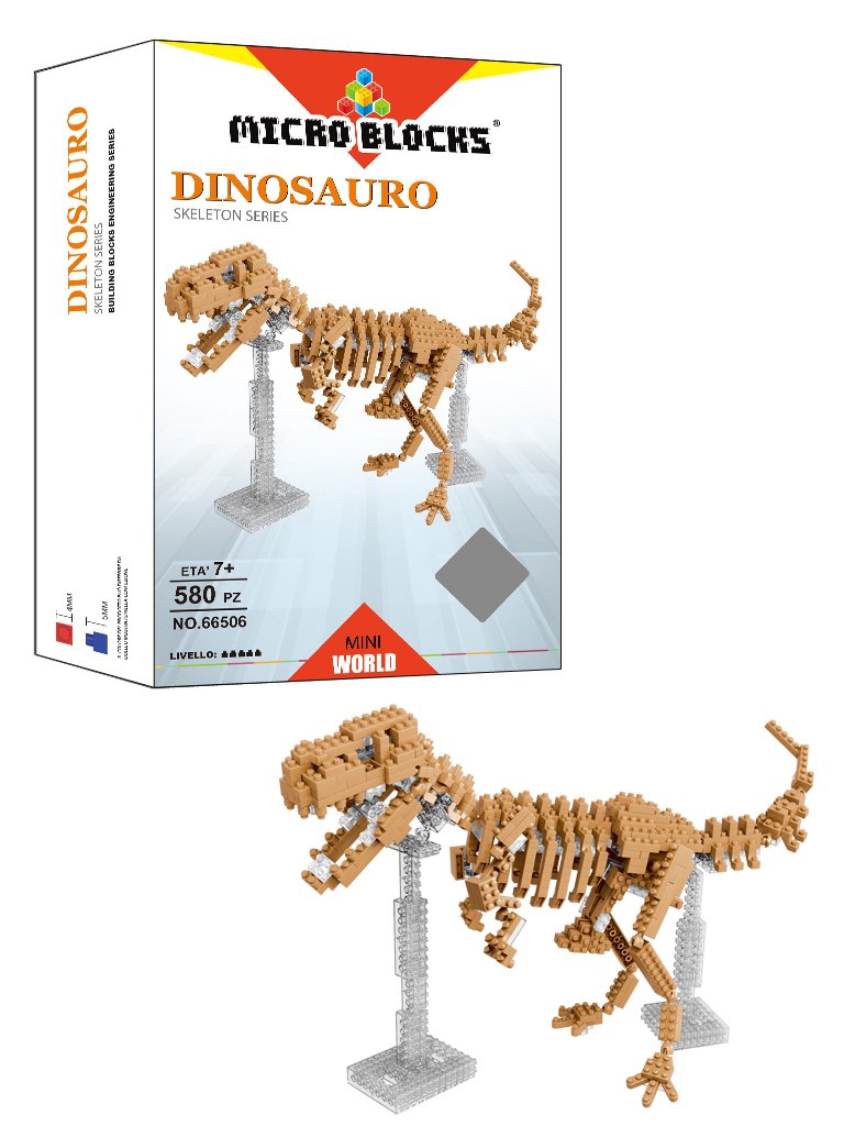 Micro Blocks Wlt 66506 – Dinosaur Set Building Blocks