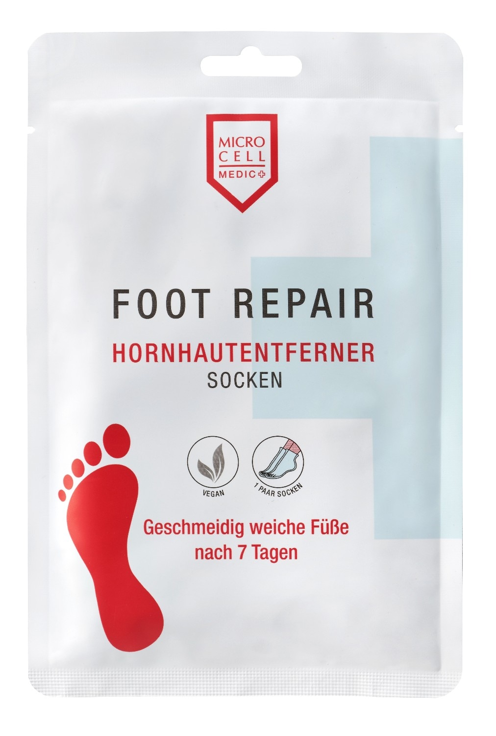 Microcell Micro Cell Medic+ Foot Repair Hornhautentferner-Socken (1 Paar)