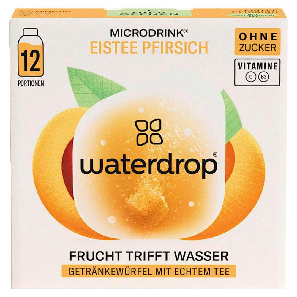 Microdrink, drink cubes iced tea, peach