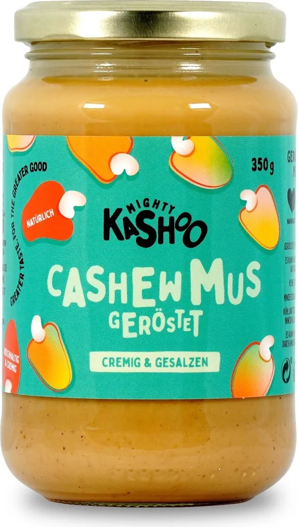 Mighty Kashoo Cashew Mus Geröstet cremig & salzig, 350 g