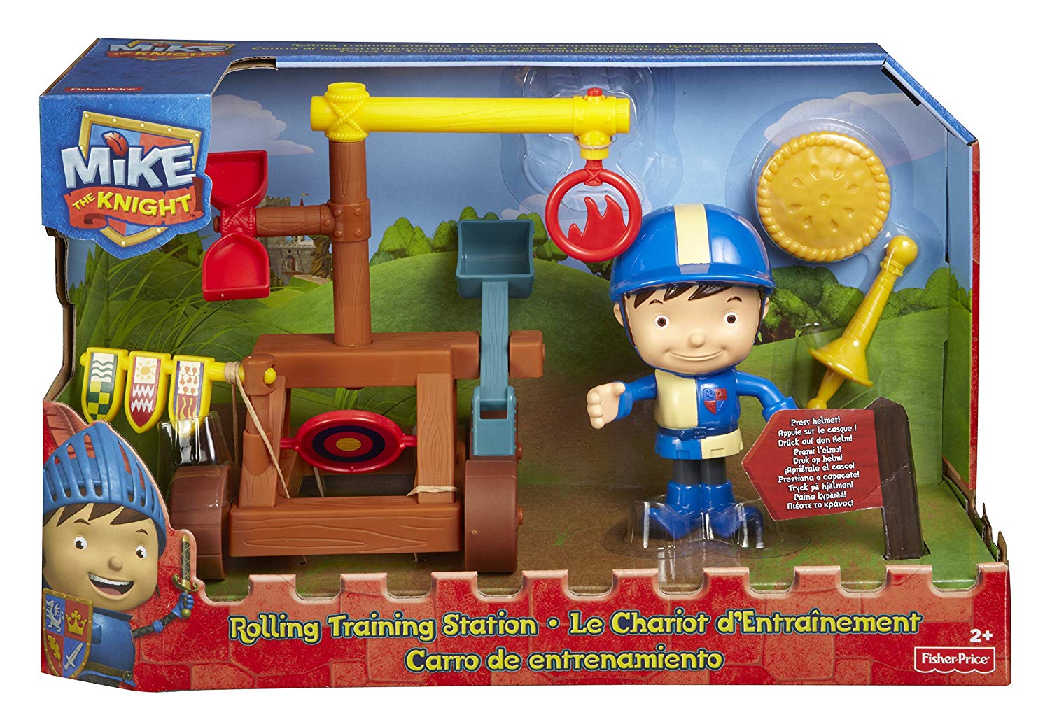 Fisher Price Mike The Knight Rolling Training Station A