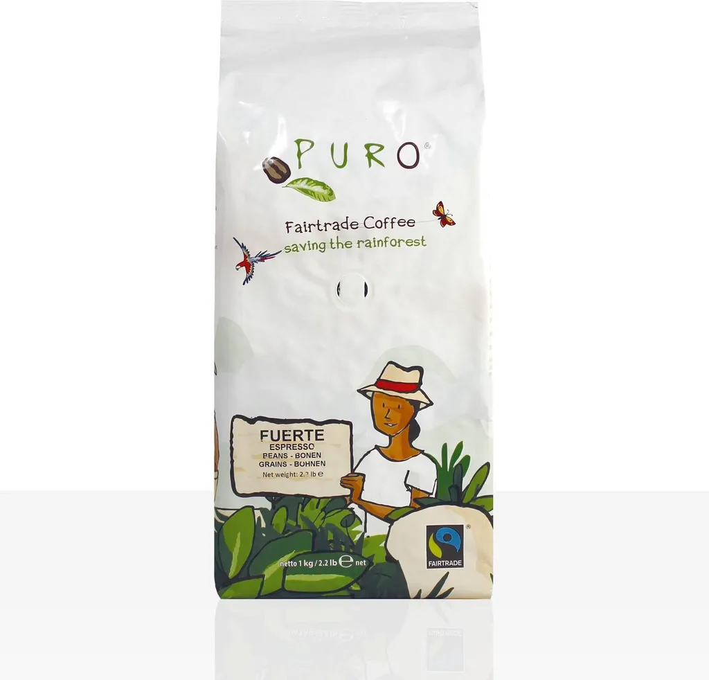 Miko Puro Fuerte Fairtrade - 1kg Espresso Coffee Beans