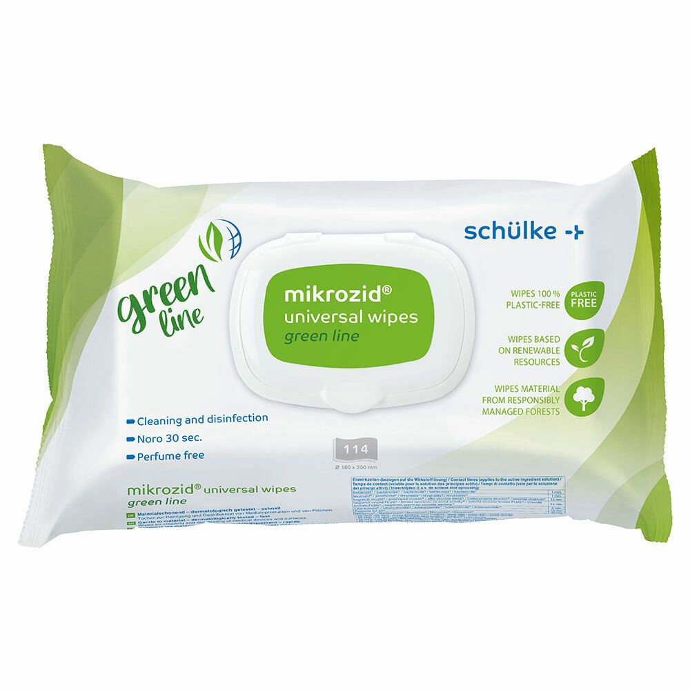 MIKROZID microcid Universal Wipes Green Line