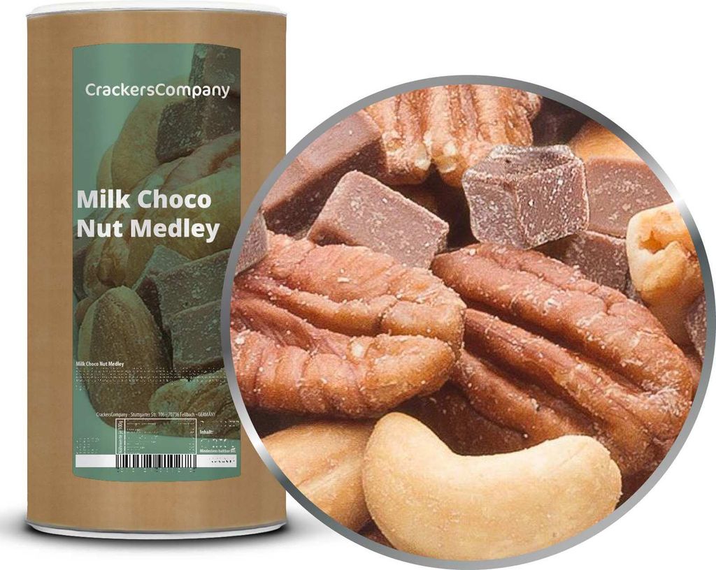 MILK CHOCO NUT MEDLEY membrane can large 650g