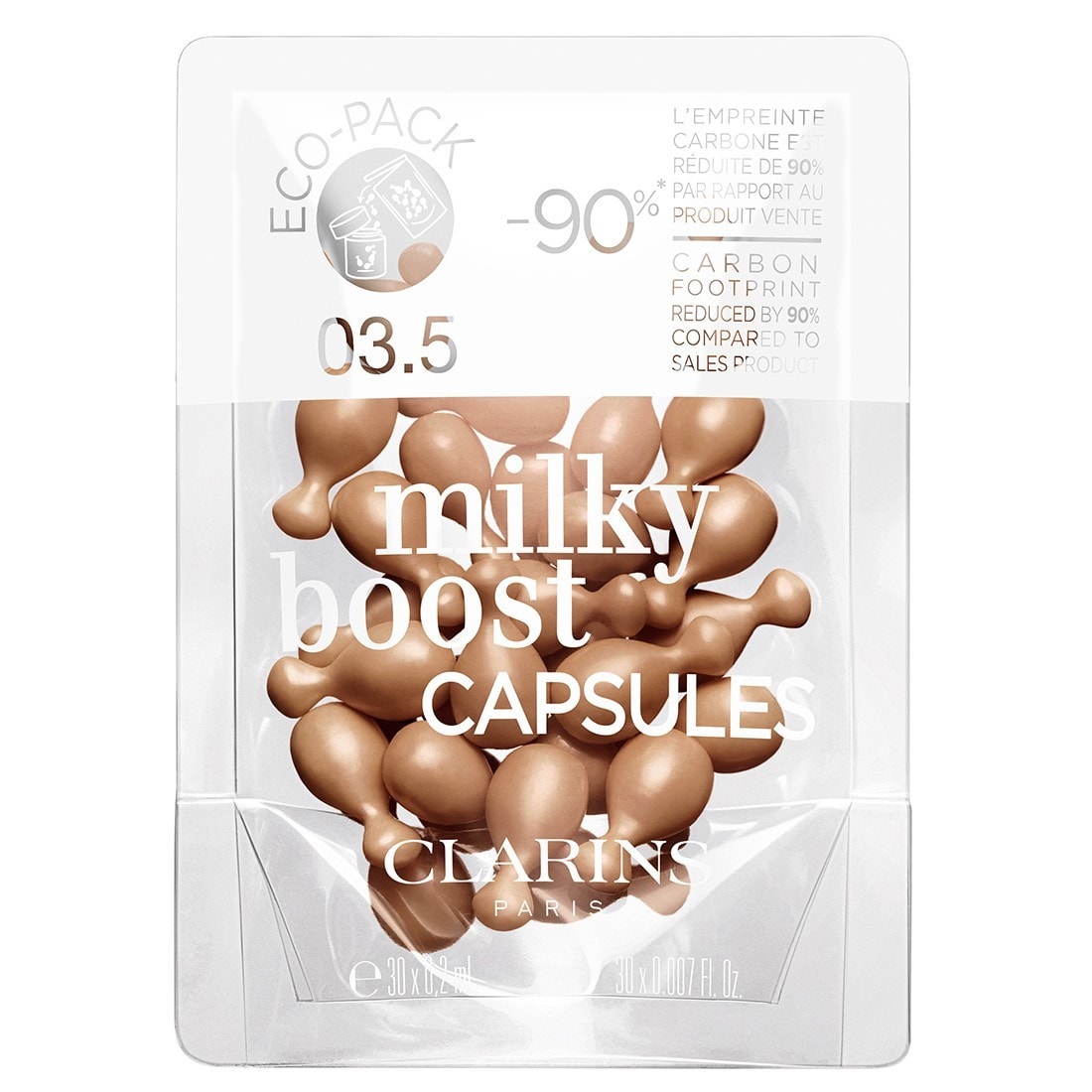 Clarins Milky Boost Capsules Refill, 03.5