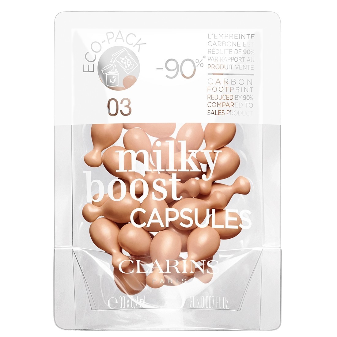 Clarins Milky Boost Capsules Refill, 03
