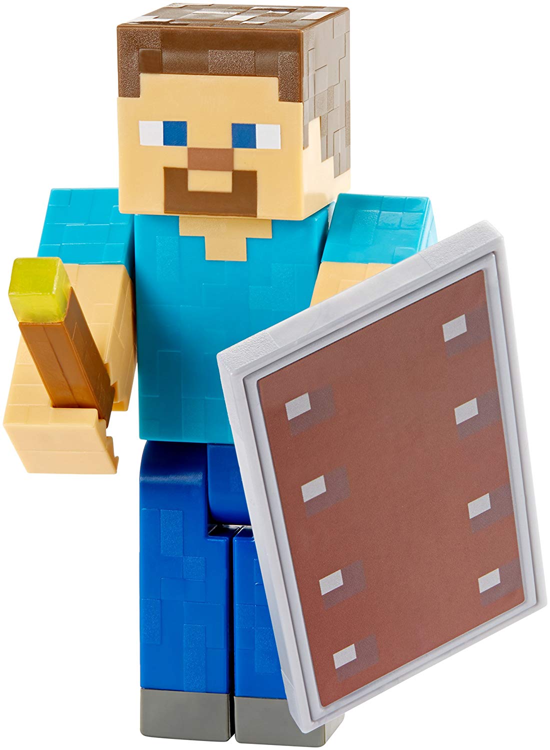 Mattel Minecraft Steve With Fjd14 Sign Basic Figure