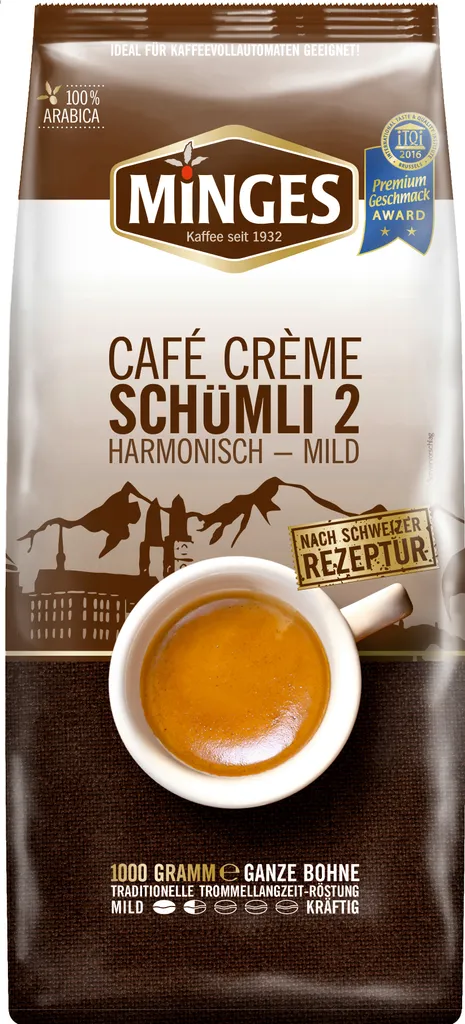 Minges Café Crème Schümli 2 | whole bean | 1000g