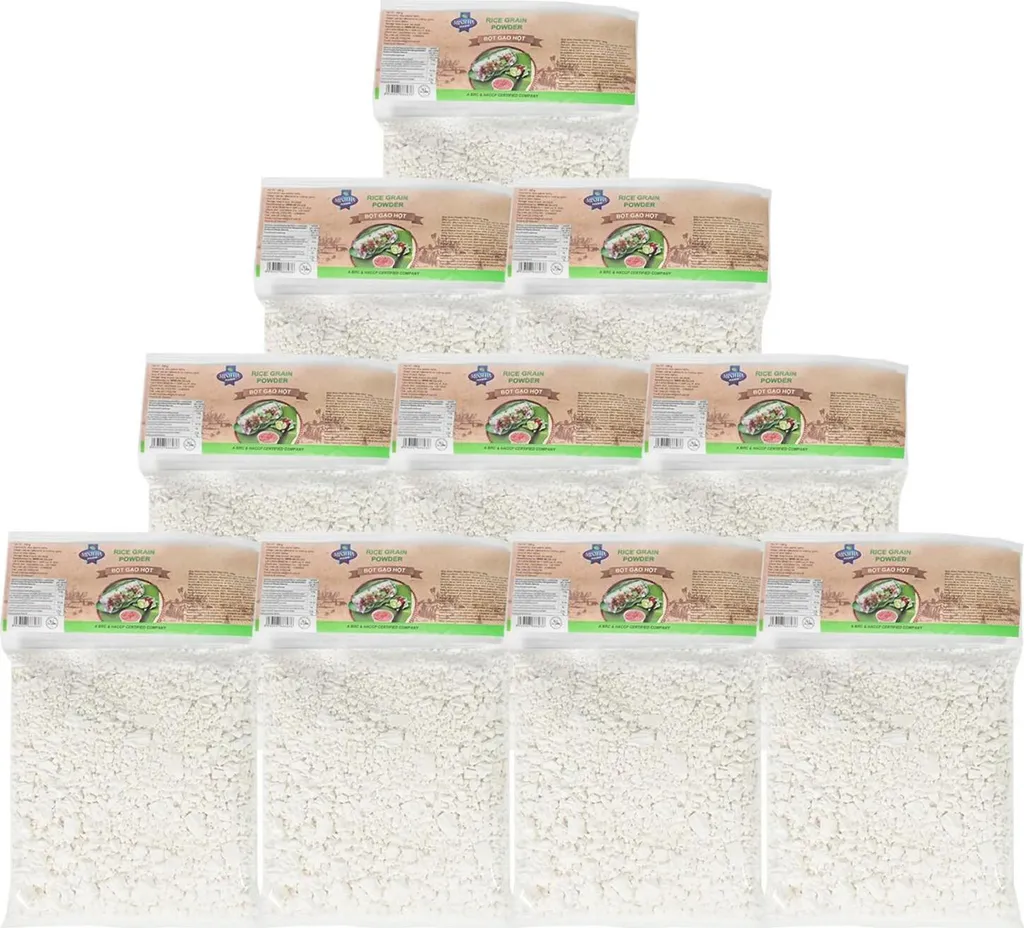 Minh Ha Bot Gao Hot Rice Starch Coarse 10x450g