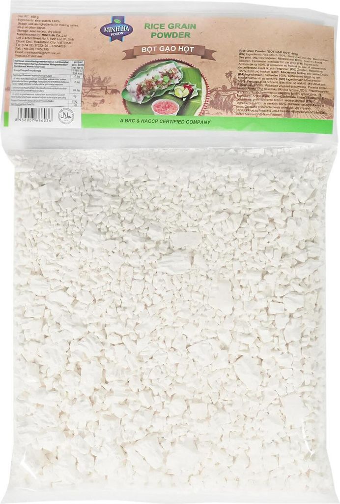 Minh Ha Bot Gao Hot Rice Starch Coarse 450g