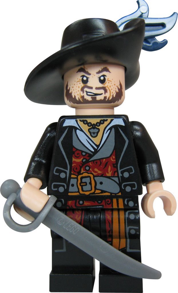 Lego Mini Figure Hector Barbossa