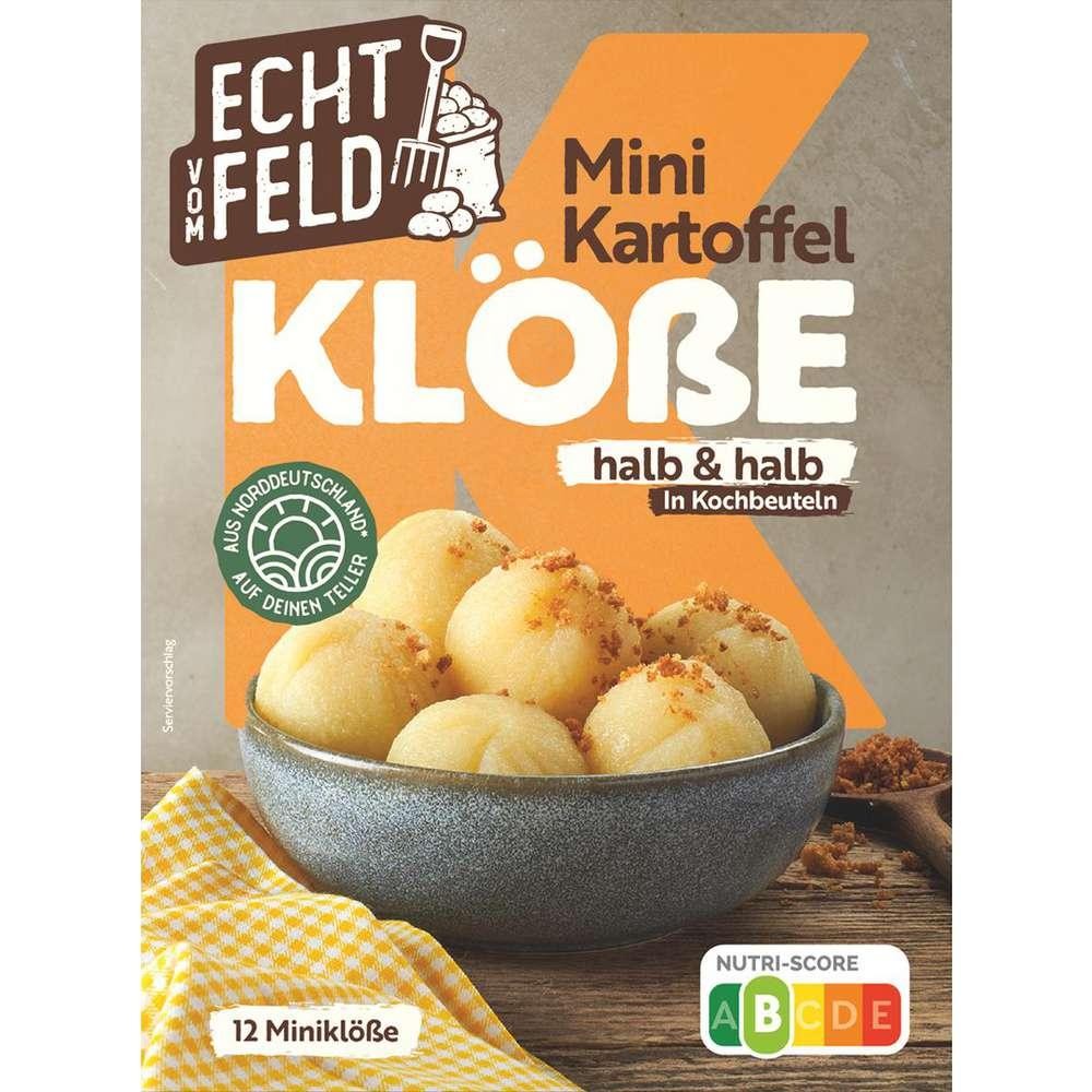 Mini potato dumplings, half&half