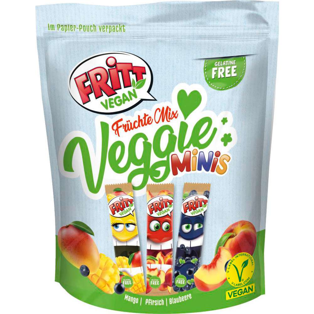 Mini Veggie Chews, Mango, Peach, Blueberry