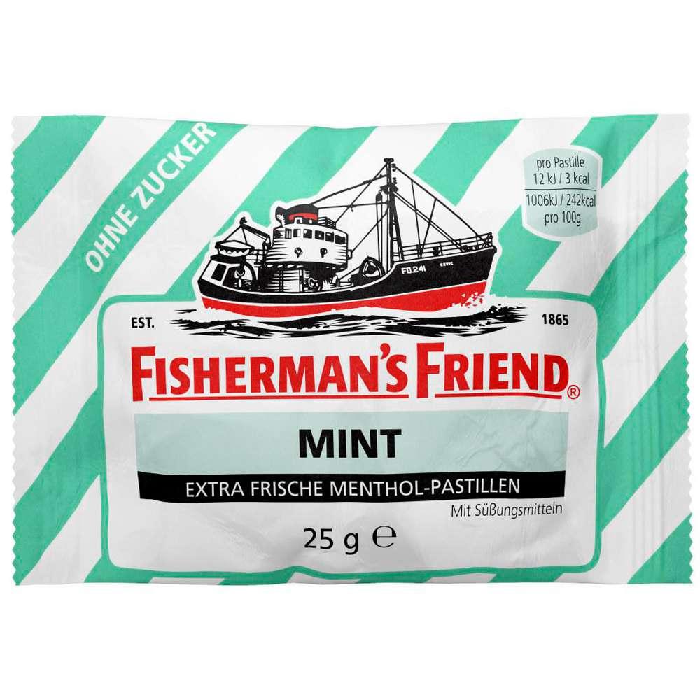 Mint pastilles, sugar-free