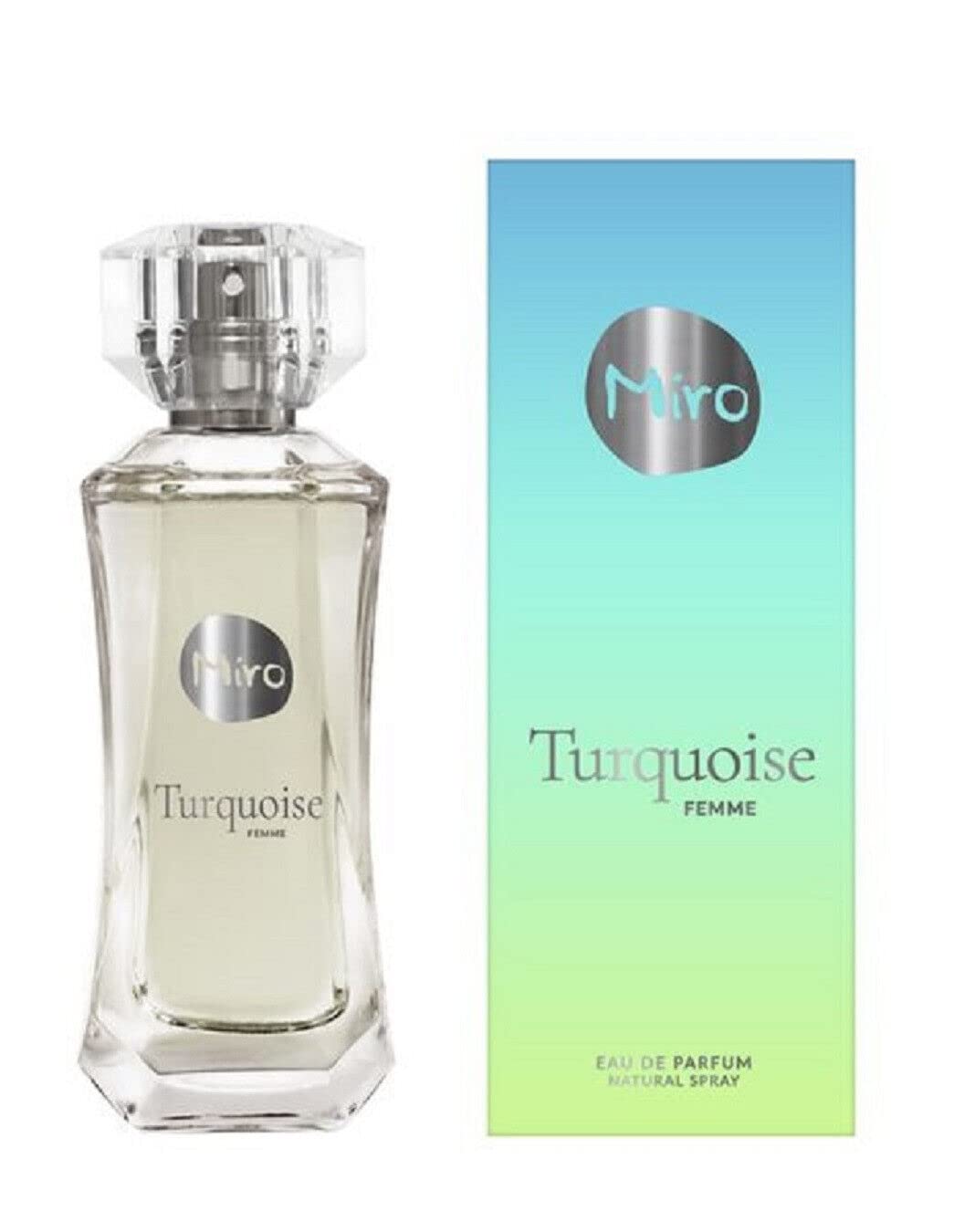 Miro Turquoise Femme Eau de Parfum Natural Spray 50 ml