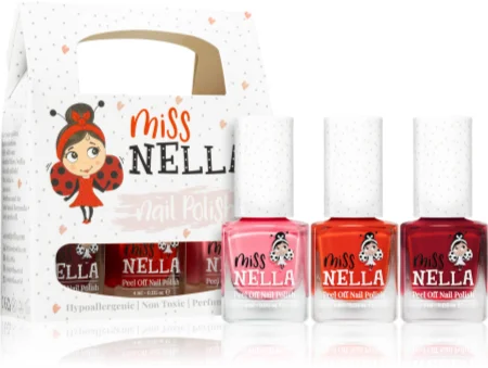 Miss Nella Peel Off Nail Polish Set Set of nail polishes