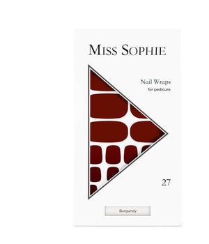 Miss Sophie Burgundy Pedicure