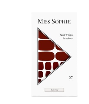 Miss Sophie Burgundy Pedicure