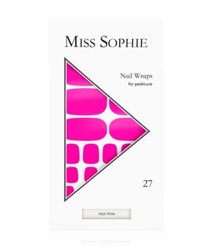 Miss Sophie Hot Pink Pedicure