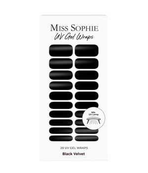 Miss Sophie UV Gel Wraps Black Velvet