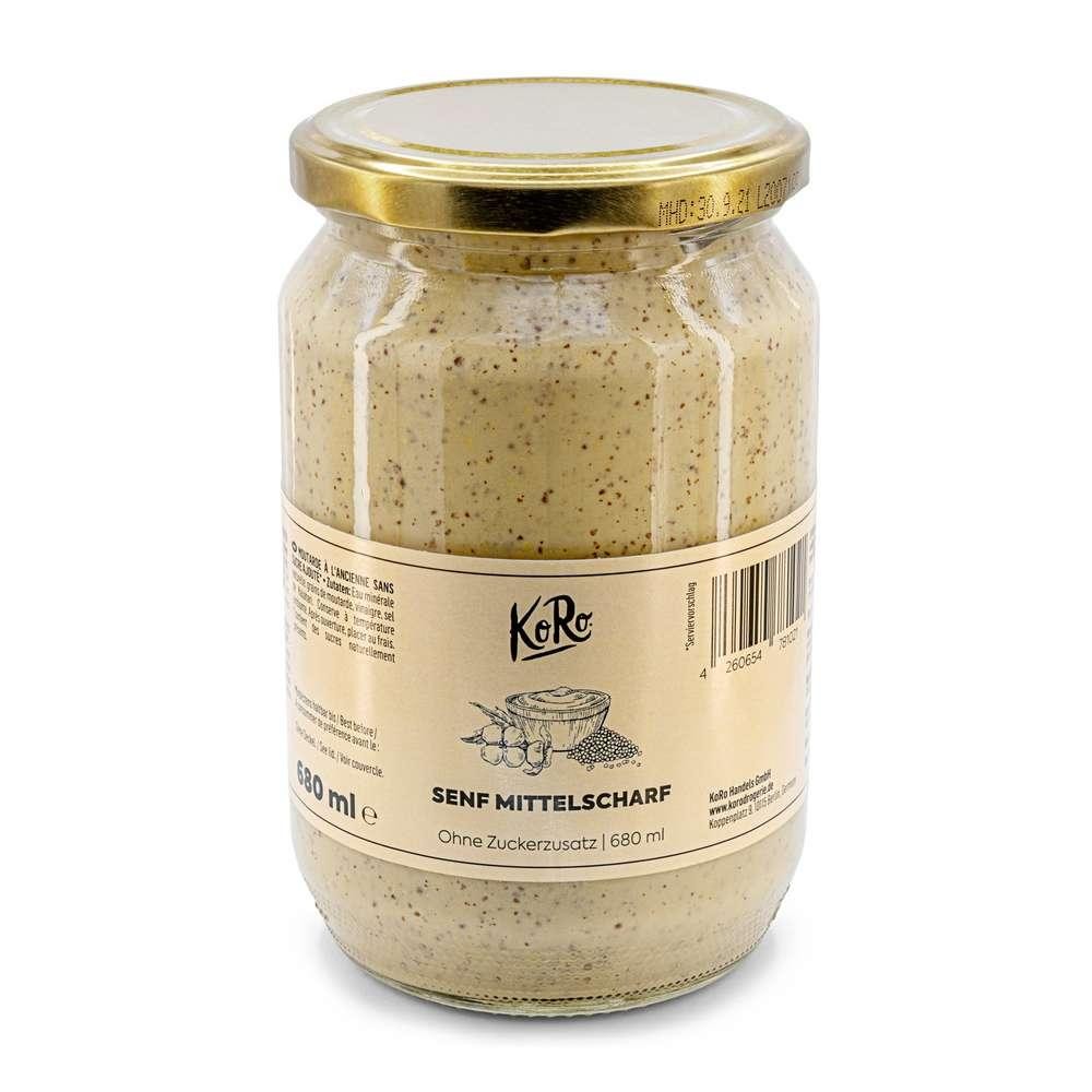 Medium-hot mustard with no added sugar