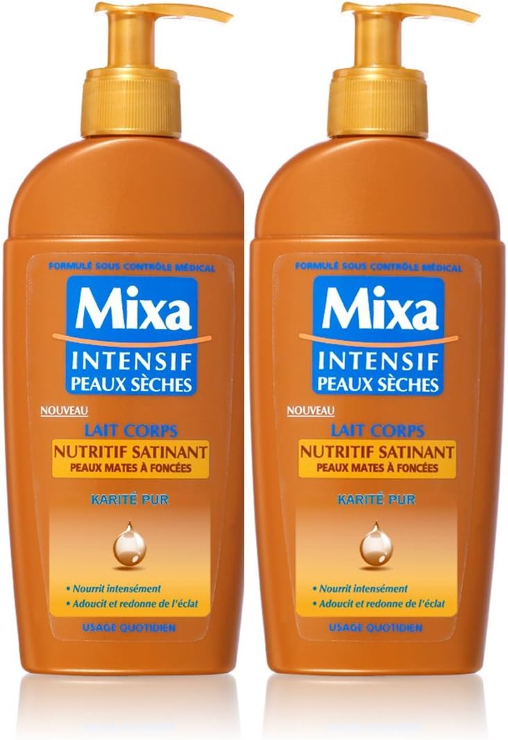 Mixa Intensive Dry Skin Nourishing Milk Shea Satinant 250 ml Set of 2