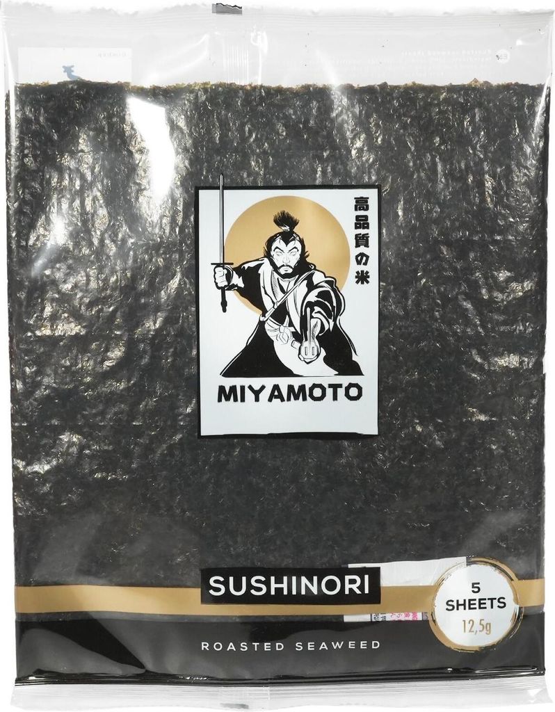Miyamoto Sushinori seaweed sheets for sushi 12.5g (5 sheets)