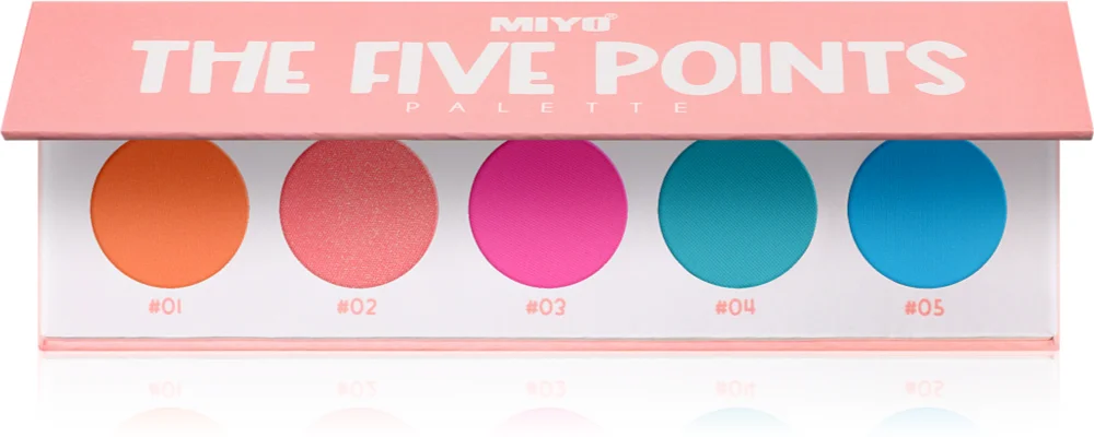 Miyo Eyeshadow The five points eyeshadow palette