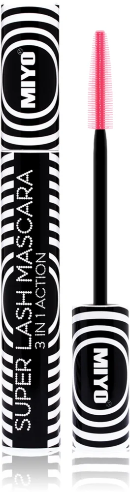 Miyo Super Lash 3 in 1 Action Mascara for longer, curved and fuller eyelashes