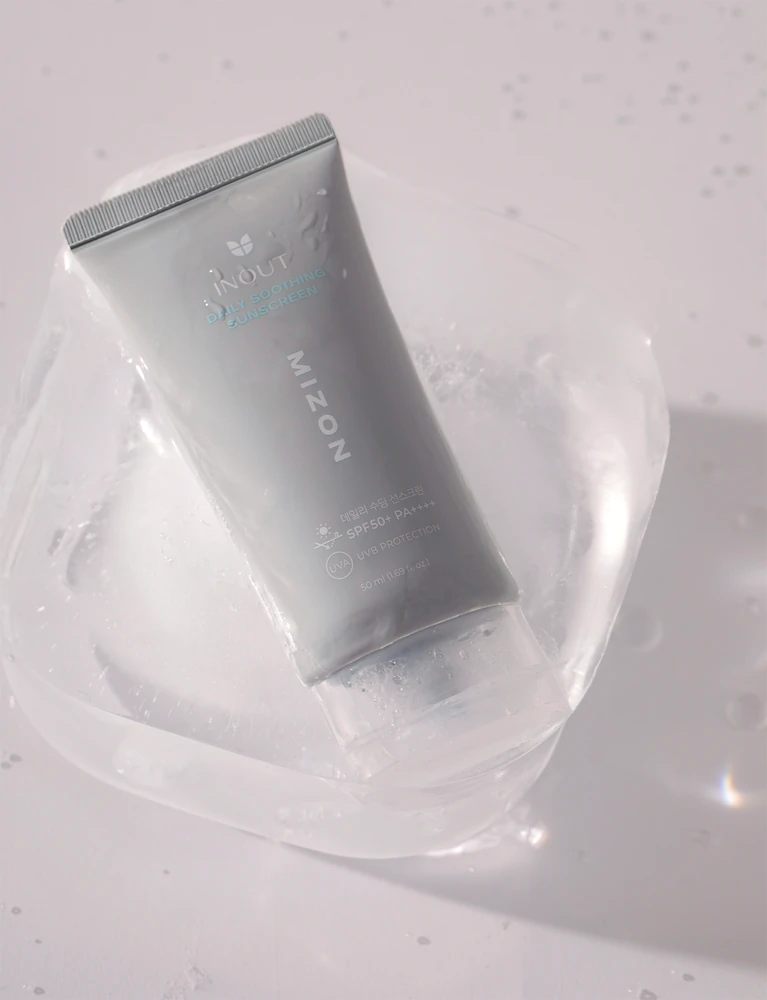 Mizon Inout Daily Soothing Sunscreen ultra-light protective fluid with a calming effect