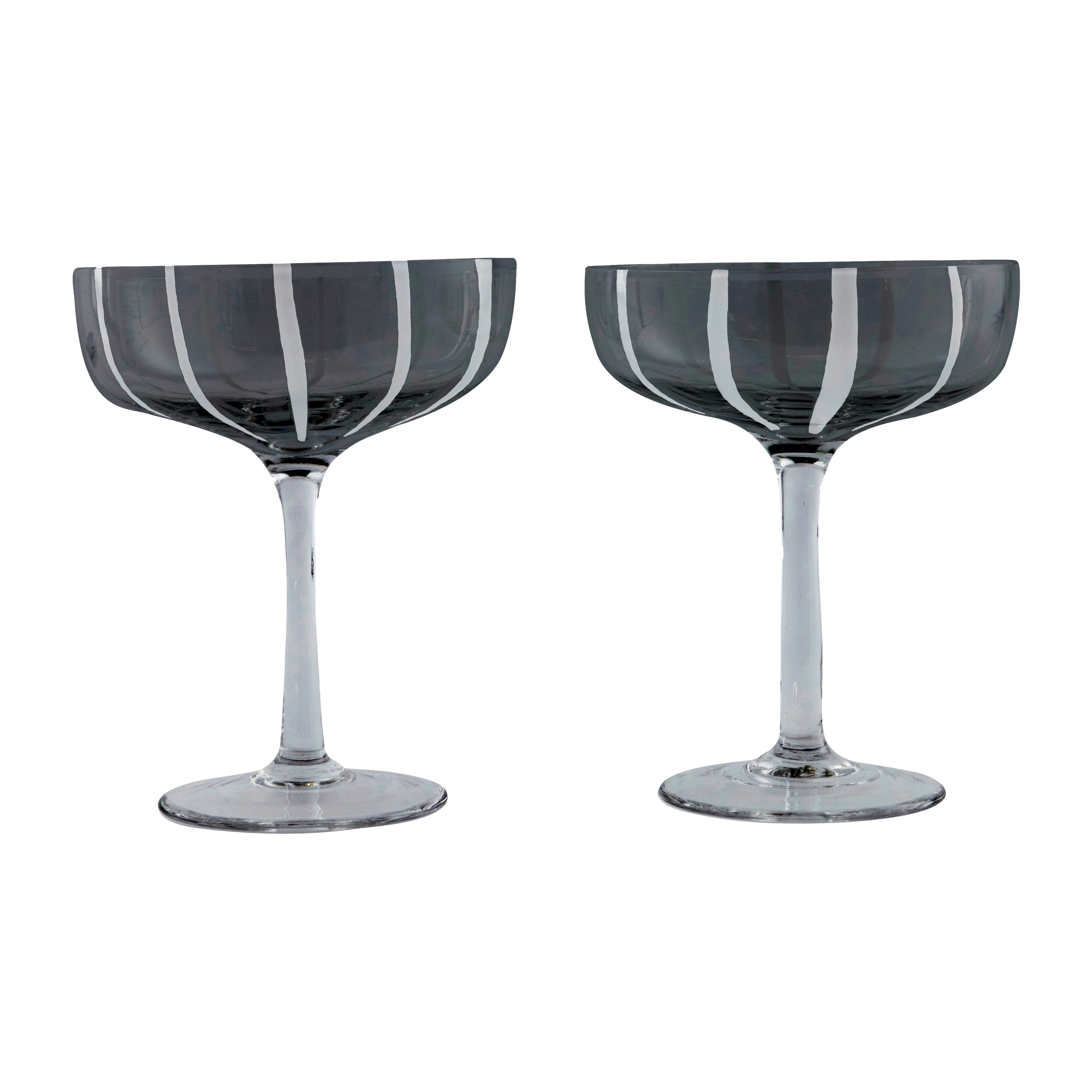 OYOY Mizu coupe champagne glass 2-pack