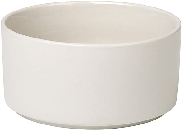 Blomus 63700 Mio-Bowl / Dish-Moon Beam / White Ceramic Diameter 14 Cm