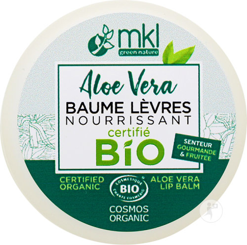 MKL Green Nature Organic Aloe Vera Lip Balm Jar 10ml