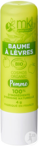 MKL Green Nature Organic Lip Balm Apple Stick 4g