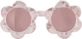 Sunglasses Kids pink flower shape & pink tinted lenses, 1 pc