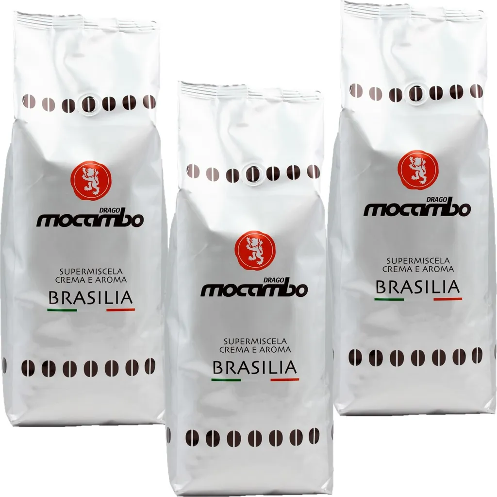 Mocambo Espresso Brasilia 3x1000g beans