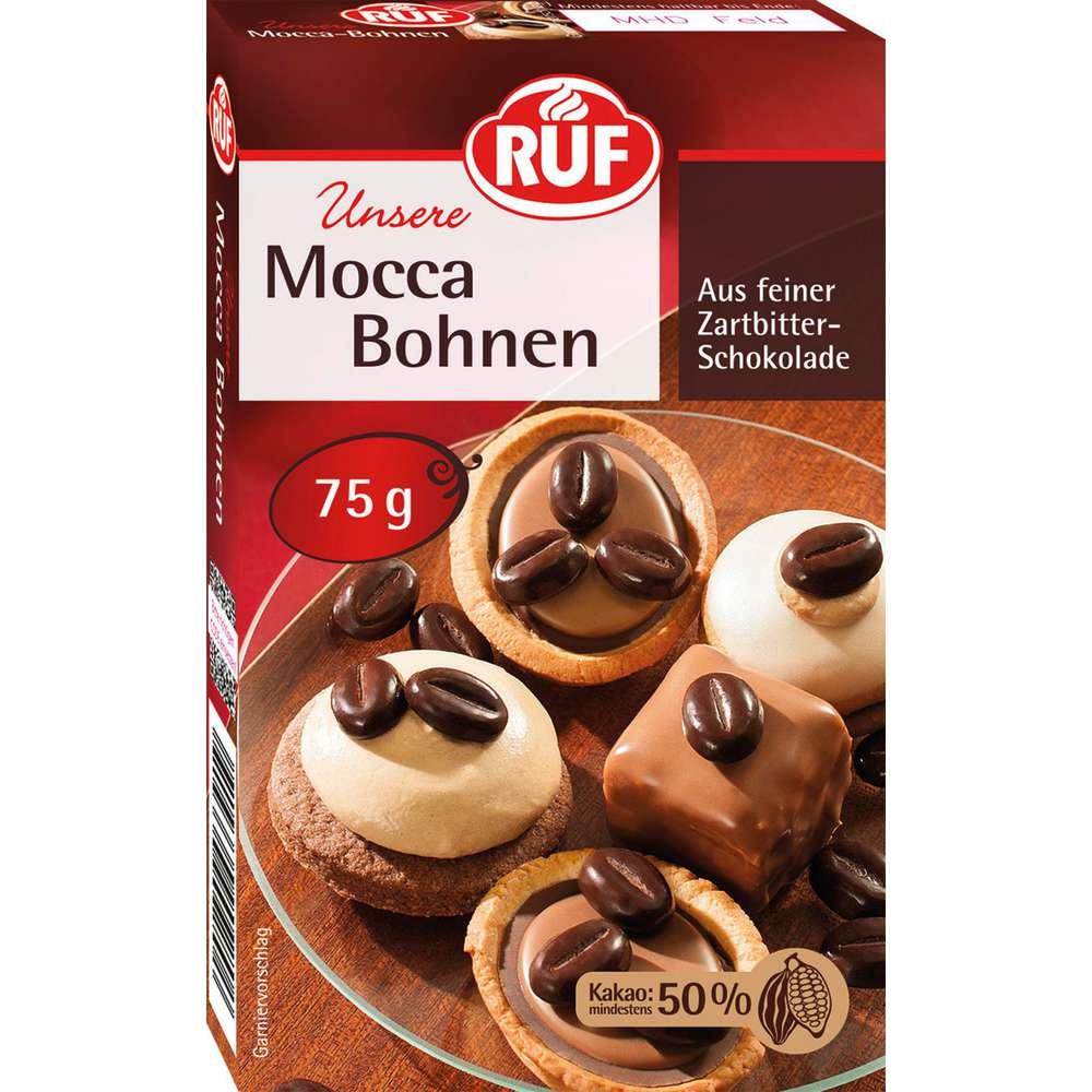 Mocha beans, dark chocolate