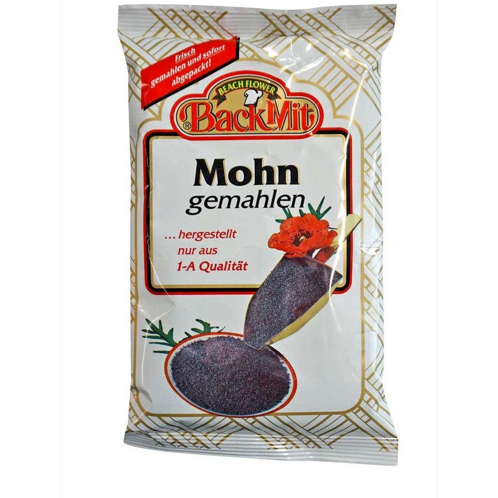 Poppy seeds, ground