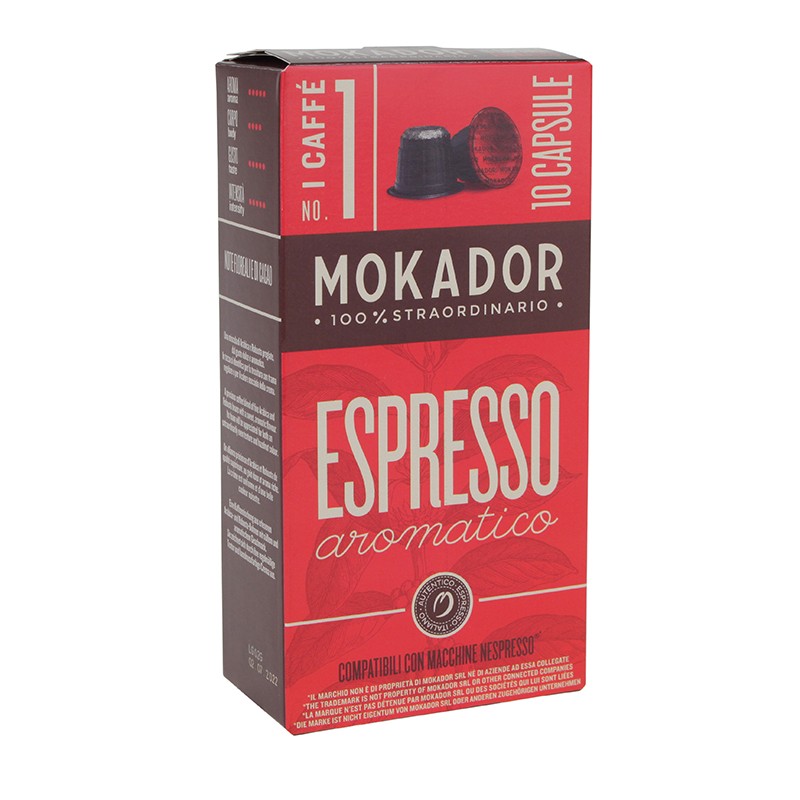 Mokador Espresso Aromatico Capsules 10 Pieces