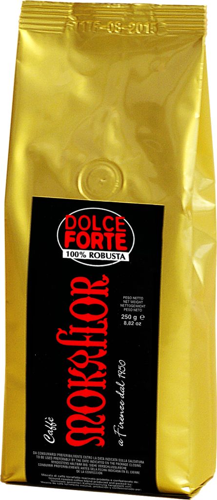 MOKAFLOR Dolce&Forte 100% Robusta | whole bean | 250g