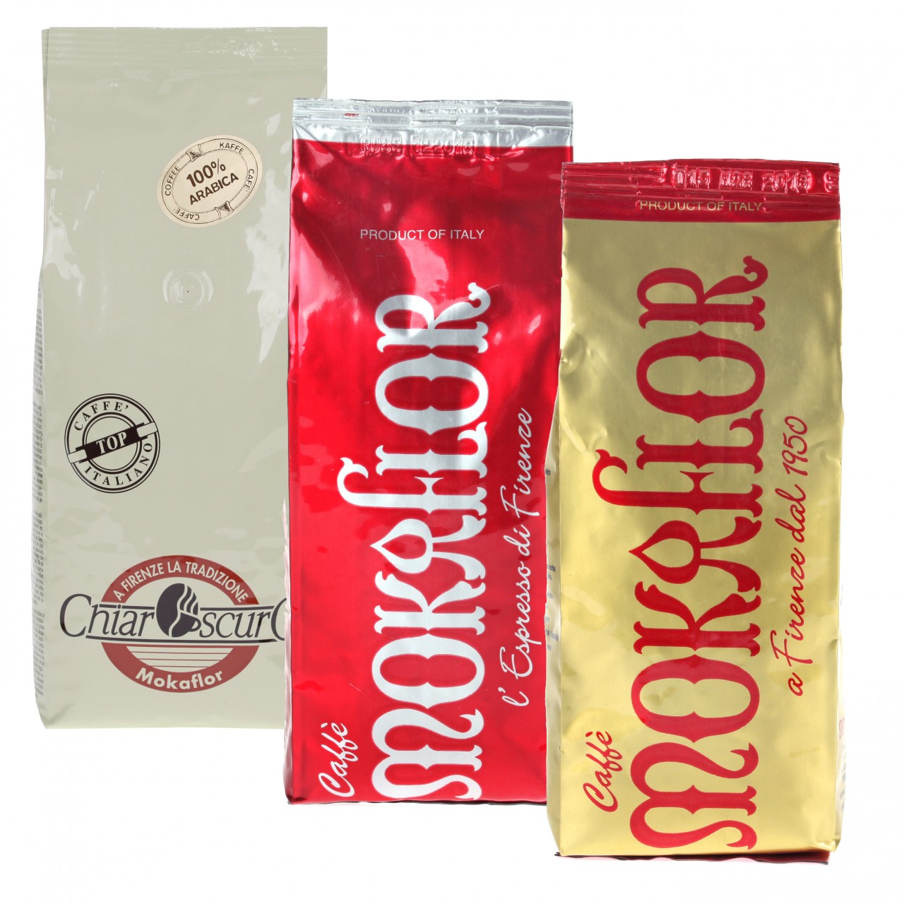 Mokaflor Tasting Package 3 X 1000 G
