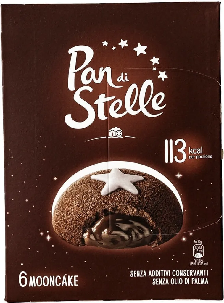 Mooncake chocolate-filled muffins 210g - Pan Di Stelle