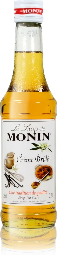 Monin Créme Brûlée Sirup, 250 ml Flasche - für Cocktails, zum Kaffee oder Koche