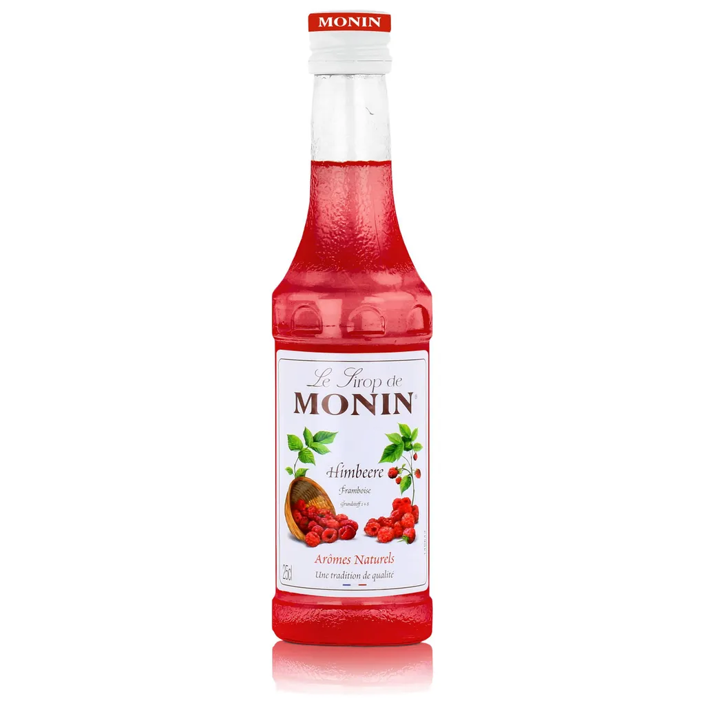 Monin Himbeere Sirup 250 ml - Für Cocktail und Kaffee (1er Pack)