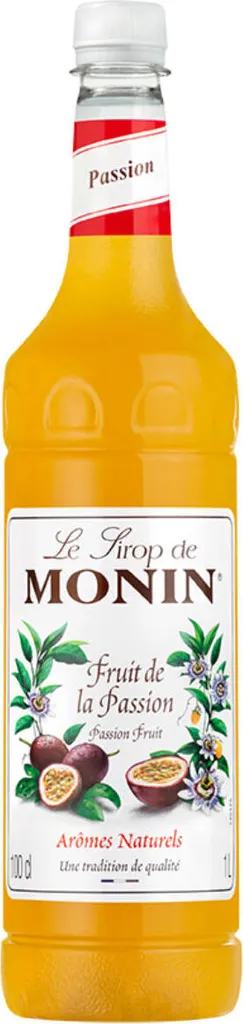 Monin Maracuja Passionsfrucht Sirup PET Flasche frische Früchte 1000ml