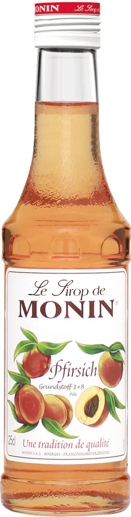 Monin Profi Sirup in der Geschmacksrichtung süß milder Pfirsich 250ml