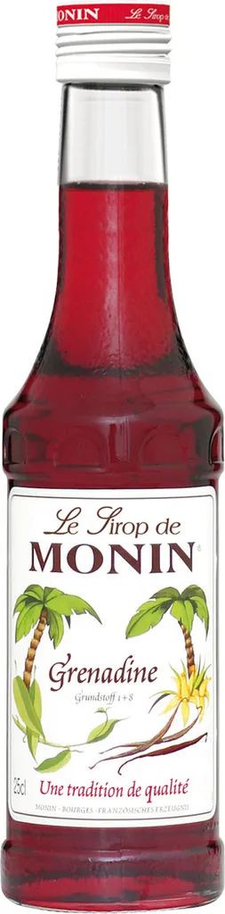 Monin Sirup Grenadine mit fruchtigem Granatapfel Geschmack 250ml