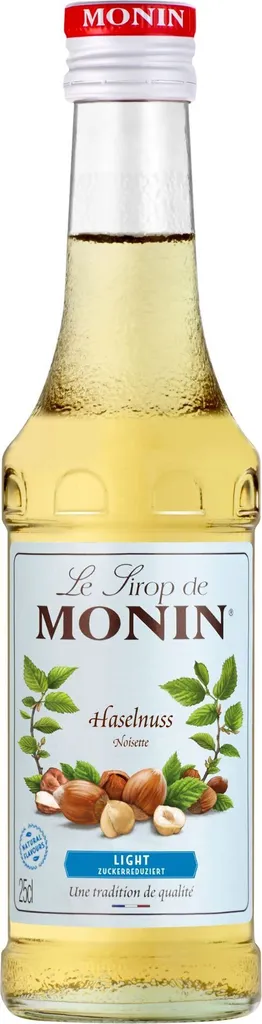 Monin Sirup Haselnuss light, 250ml